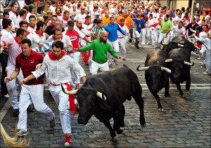 Running of the bulls- image by blogs.sacbee.com